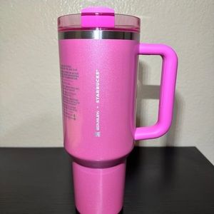 Stanley x Starbucks exclusive 2024 PINK 40oz tumbler new!